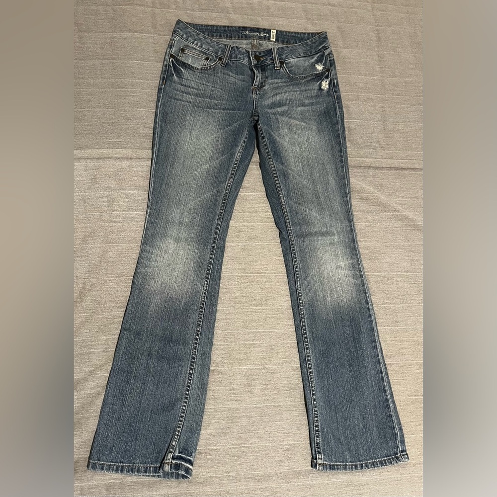American Rag Women’s Boot Cut Jeans in Washed Blue